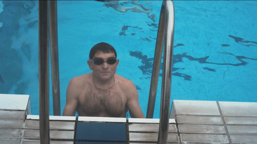  Josef Vana in the pool