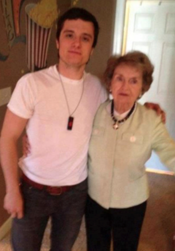  Josh & his grandma