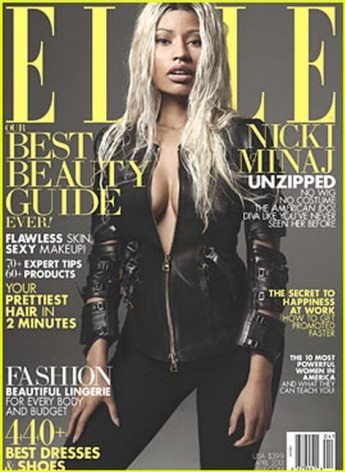  Nicki Minaj on the Cover of ELLE Magazine