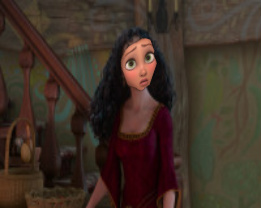  Rapunzel in Gothol's attire
