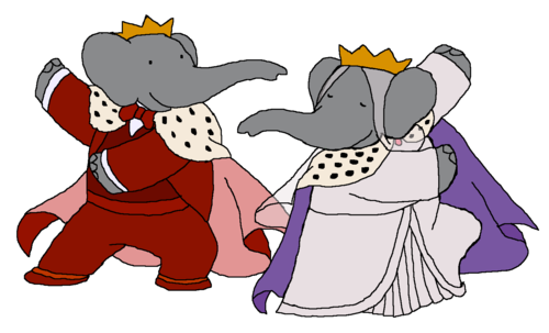  Young King Babar and Young Queen Celeste - Royal Wedding Dance