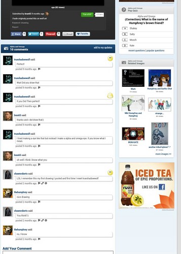  one of my first conversation here on fanpop and with thehumphrey