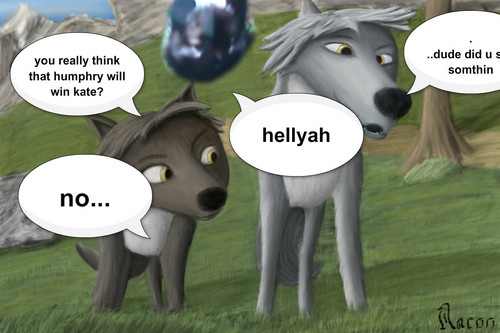  two wolves cant even see tikanni