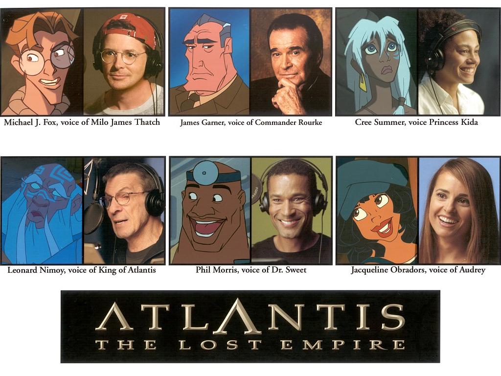 cast of voyage to atlantis the lost empire