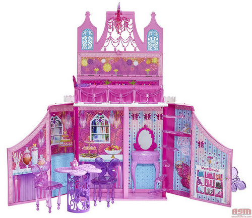  বার্বি Mariposa and the Fairy Princes doll house