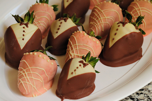  Schokolade Covered Strawberries