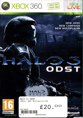 Halo 3: ODST cover