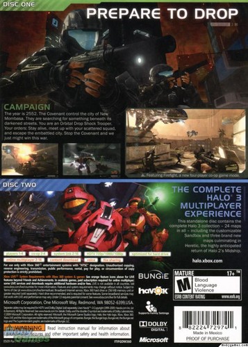 Halo 3: ODST cover