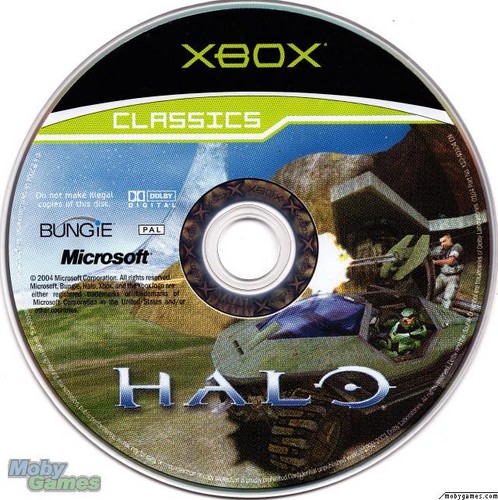  Halo: Combat Evolved (Xbox disc)