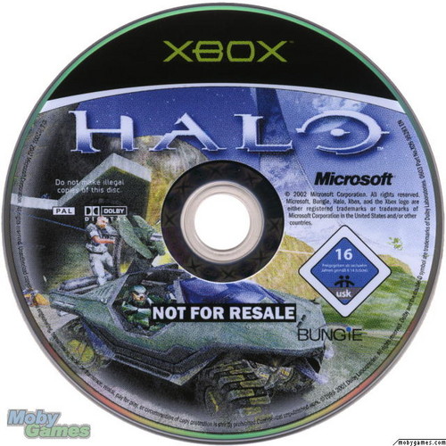 Halo: Combat Evolved (Xbox disc)