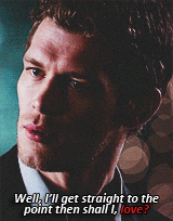  Klaus Mikaelson and his favourite pet names.