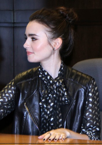  Lily at the "Clockwork Princess" book tour {March 21st 2013}