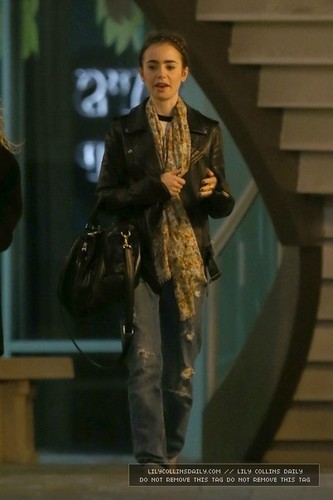  Lily out in West Hollywood