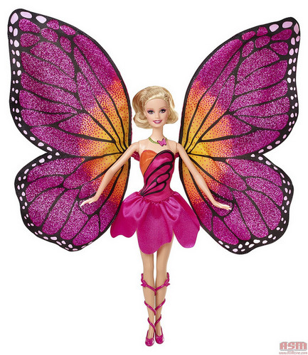  Mariposa transforming doll with open wings