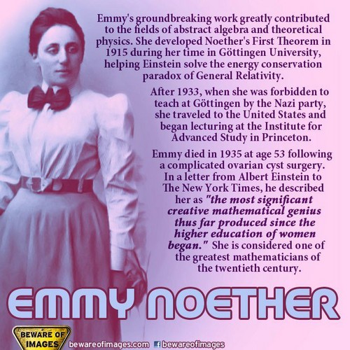  Mathematician and Scientist Happy birthday Amalie Emmy Noeth
