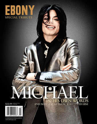  Michael On The Commemorative Issue Of "EBONY" Magazine
