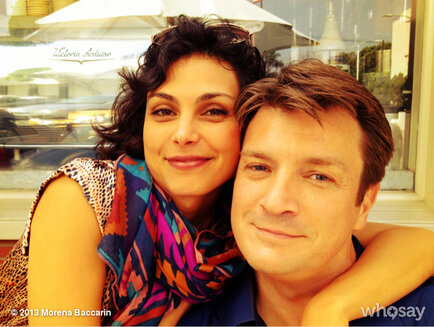  Morena Baccarin wishes Nathan a Happy Birthday on twitter
