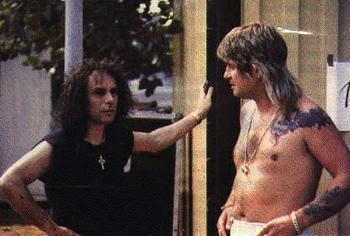  Ronnie James Dio and Ozzy Osbourne