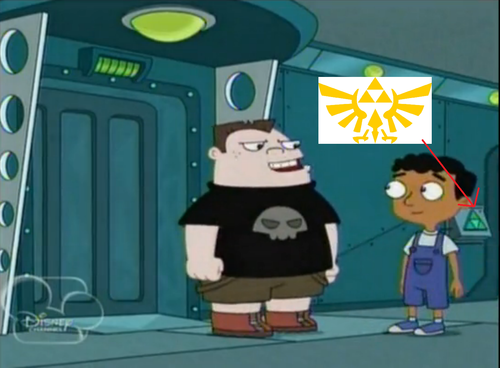 Triforce on Phineas and Ferb