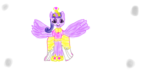  my first drawing of princess twilight sparkle!