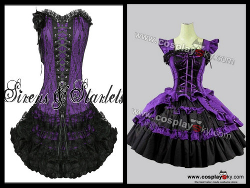  purple dress