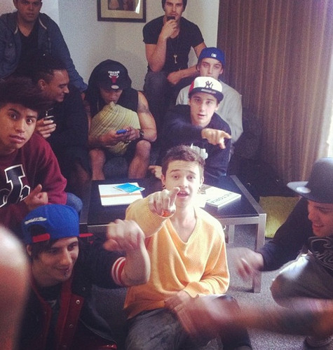  reece mastin and justice crew boys with the janoskians boys ♥♥
