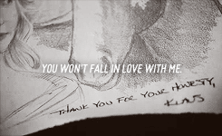  “You have to promise te won’t fall in Amore with me.”