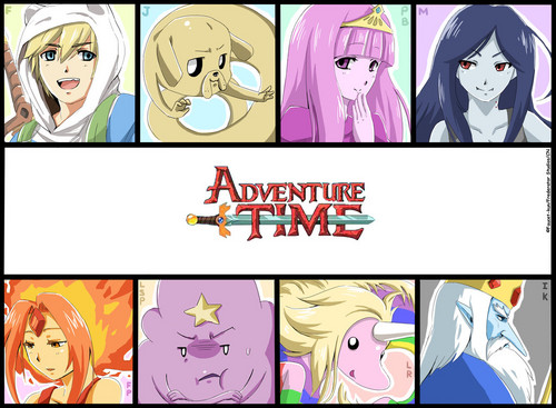  Adventure time Аниме style