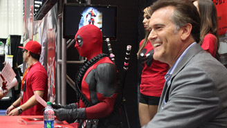  Bruce Campbell and Deadpool