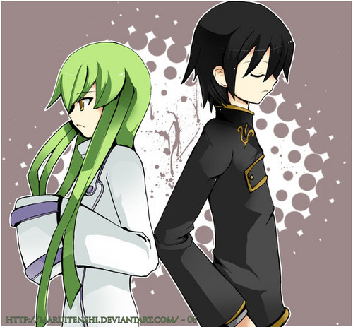  C.C and Lelouch