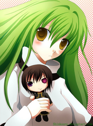 C.C  and Lelouch
