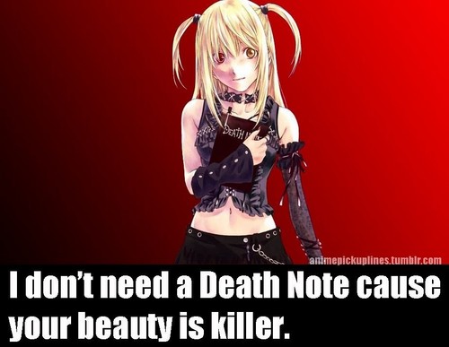  Death Note Pickup Line