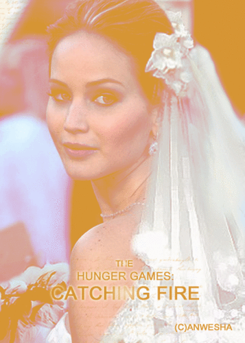  Katniss in Catching ngọn lửa, chữa cháy