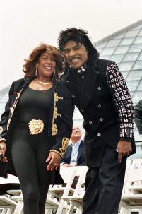  Little Richard And Supremes Vocalist, Mary Wilosn At The Rock And Roll Hall Of Fame