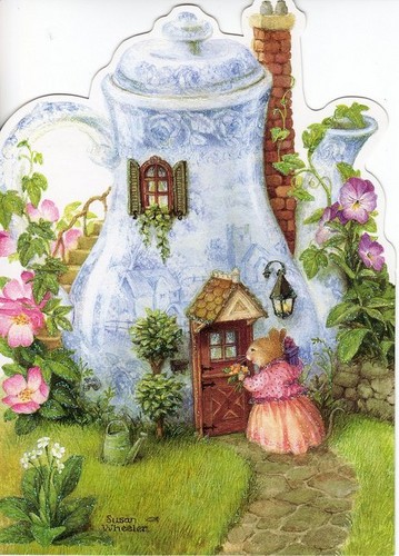  One día I'll mover in a té pot.