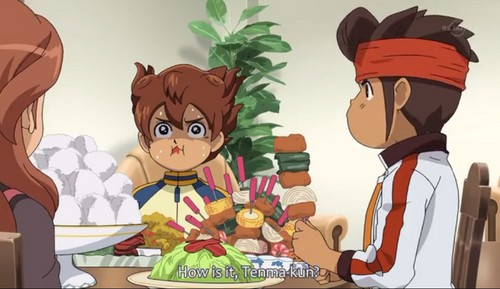 Tenma, Endou, and Natsumi's horrible thực phẩm TT~TT