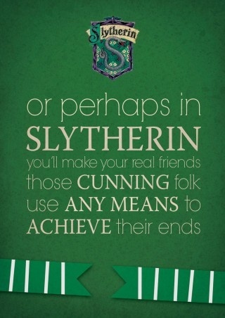 Those Cunning Slytherins