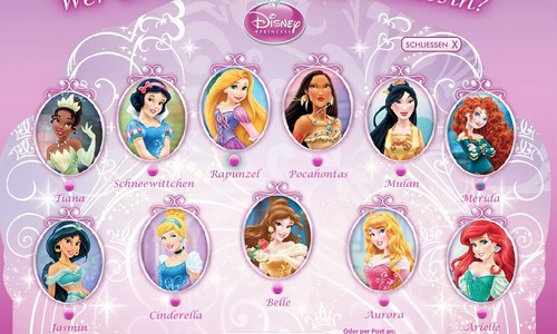  (German Website) 디즈니 Princesses