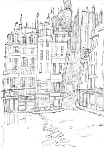 A Monster in Paris Sketches