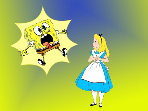  Alice and Spongebob- Shocking Situations