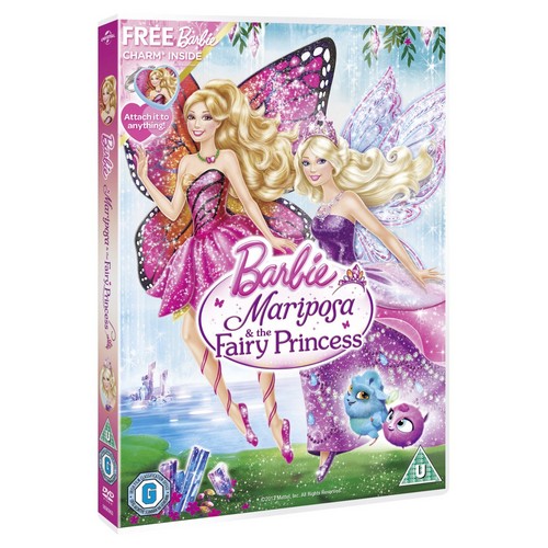  芭比娃娃 Mariposa and the Fairy Princess (Includes Free Mariposa Charm) [DVD] [2013]