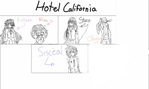  Hotel California Character Sketch!