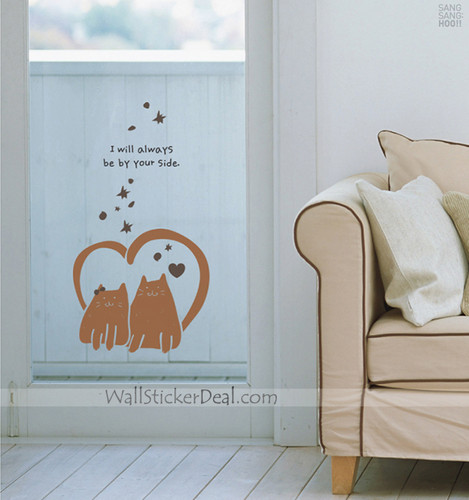I Will Always Be Your Side Animals Wall Stickers