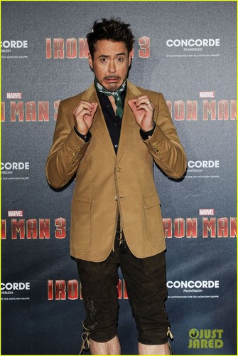Iron Man 3 Gernany photo call