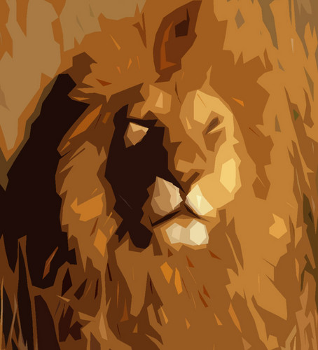  Lion art