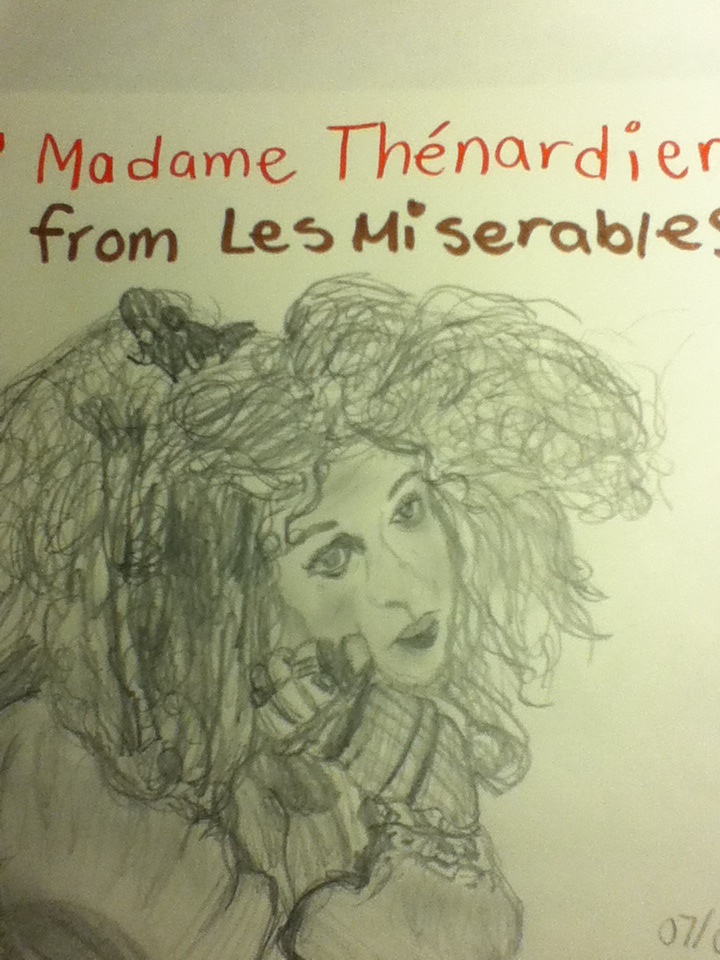 Madame Thenardier Sketch/Drawing
