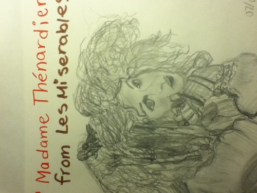  Madame Thenardier sketch/drawing :)
