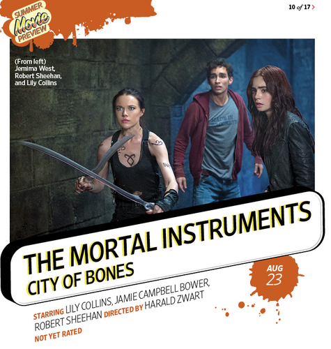  New "The Mortal Instruments: City of Bones" Promotional Still [EW Magazine]