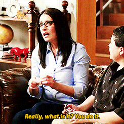  Paget as Gloria on Modern Family