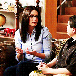 Paget as Gloria on Modern Family